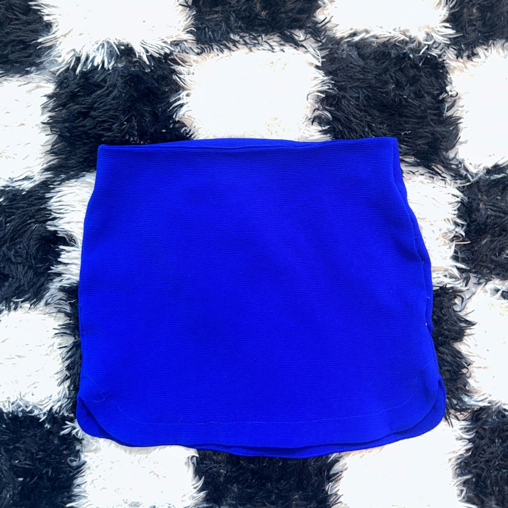 Forever 21 Vibrant Blue Mini Skirt
